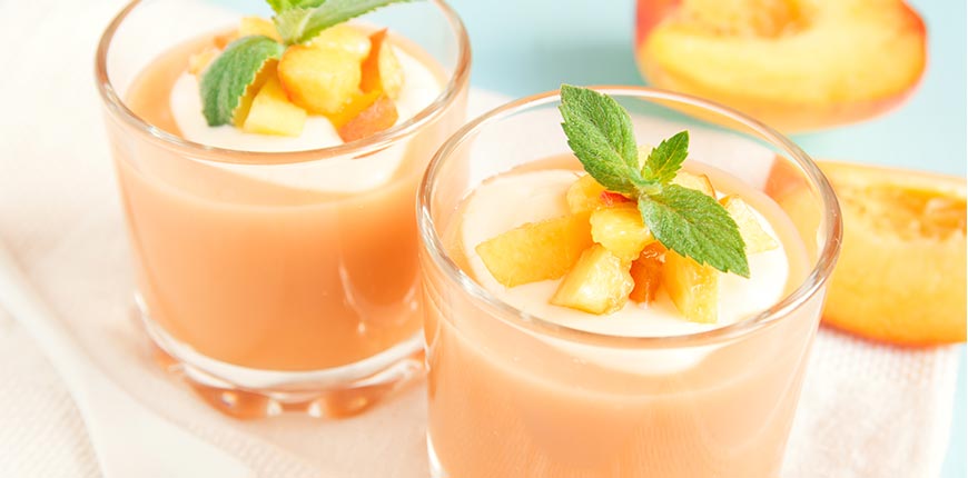 Mousse de Pêssego com Iogurte!